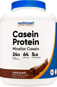 6. مسحوق بروتين الكازين من نتروكوست Nutricost Casein Protein Powder