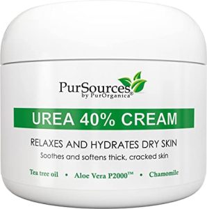 7. بيورسورسز  يوريا 40٪ كريم القدم من بورأورجانيكا PurOrganica pure sources Urea 40% Foot Cream
